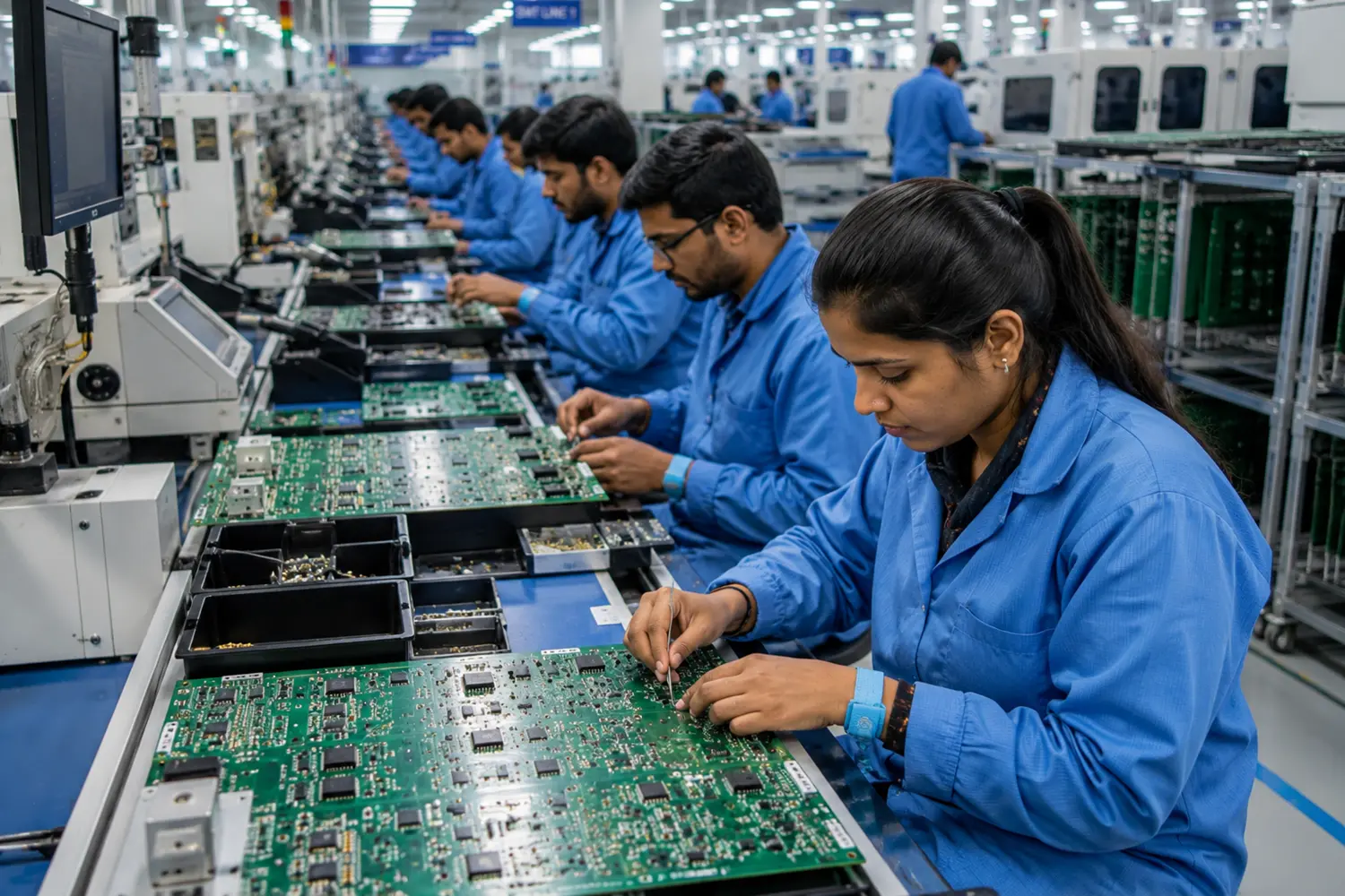 India's growing PCB manufacturing industry landscape with advanced production facilities and automated assembly lines