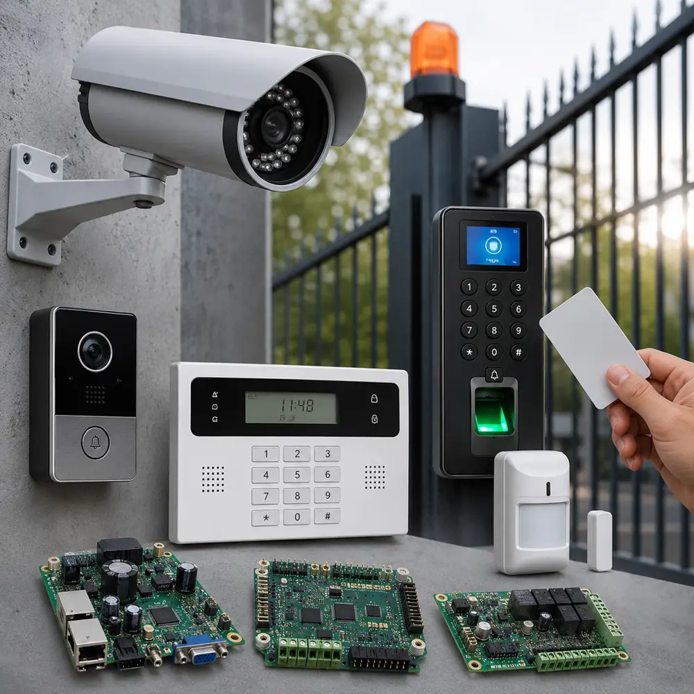 Security and surveillance system PCB manufacturing